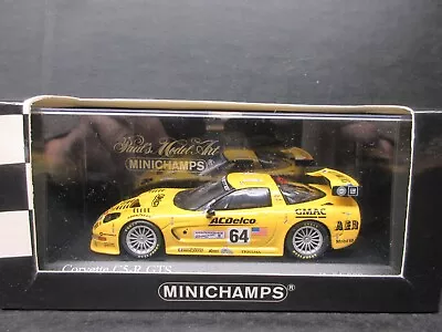 MINICHAMPS 1/43 CHEVROLET CORVETTE C5R LeMANS 2002 #400021464 Diecast Model Car • $29.95