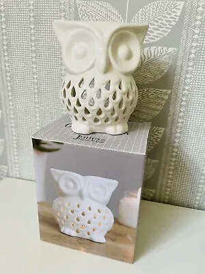 £4.50 • Buy Something Different White Owl Ceramic Oil Burner - White (ideal Teacher Gift)