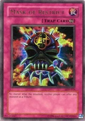 1x (P) Mask Of Restrict - LON-018 - Ultra Rare - Unlimited Edition  YuGiOh • $7.24
