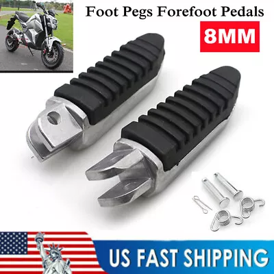 CNC Aluminum Universal Motorcycle Folding Foot Pegs Footrest Racing Pedal Step • $20.24