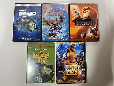 Classic Disney DVDs #3 Finding Nemo Lilo/Stitch Lion King Bugs Life Brother Bear • $12