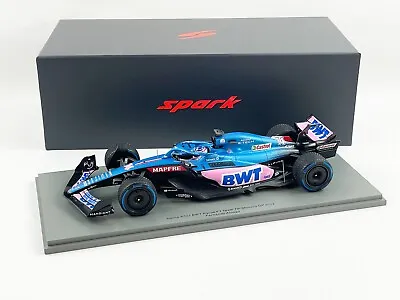 Alpine Renault BWT F1 A522 #14 Fernando Alonso Monaco GP 2022 1:18 Spark 18S750 • $269