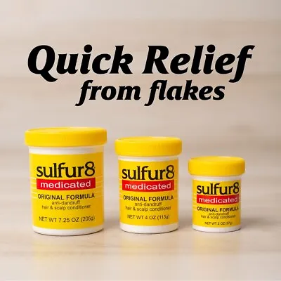 Sulfur8 | Medicated Original Hair & Scalp Conditioner Or Light Formula • £13.99