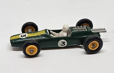 Vintage Matchbox Lesney 19 Lotus Racing Car Regular Wheel 1966 • $17.99