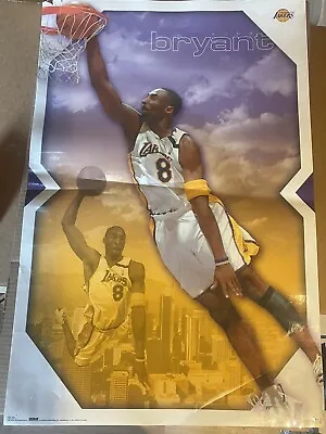 Kobe Bryant Vintage Poster 34x22 #3206 2003 NBA Entertainment Used Lamenated • $45