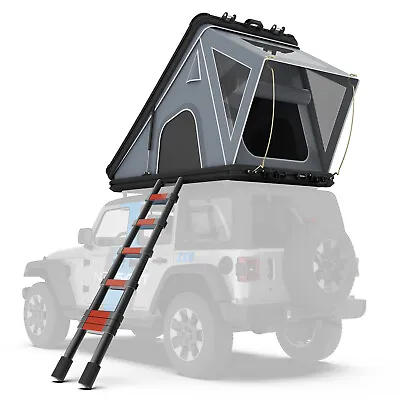 Wide Rooftop Tent Hard Shell Waterproof For Jeep SUV Truck Van W/Ladder NOVSIGHT • $1599.99