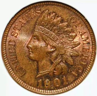 1901 1C NGC OH Fatty MS65RB Indian Head Penny 187019 • £284.93