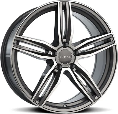 Alloy Wheels 17  Romac Venom Grey Polished Face For VW Jetta [Mk4] 11-18 • $781.95