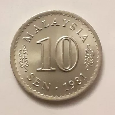 Free1981 Malaysia 10 Sen Coin A Stunning Coin And Must Have Coin To Collect 👇 • £2.75