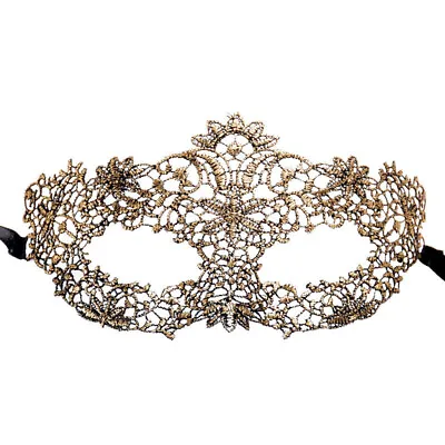 Masquerade Lace Mask Catwoman Halloween Cutout Prom Party Mask Accessories • $12.98