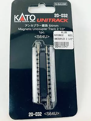 Kato 20-032  2 1/2  64mm  Magnetic Uncoupler Track Use For MTL Type Couplers(1) • $6.99