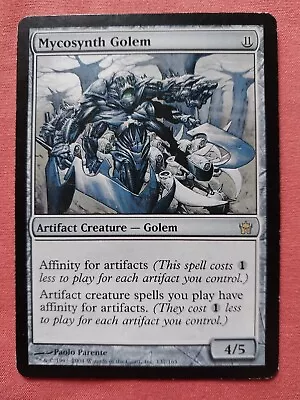 Mycosynth Golem Magic The Gathering Rare Colorless Mtg Wizards Of The Coast • $35