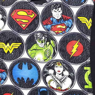 Justice League Scrub Top Size XS Womans Short Sleeve Pullover Superman Batman • $14.99