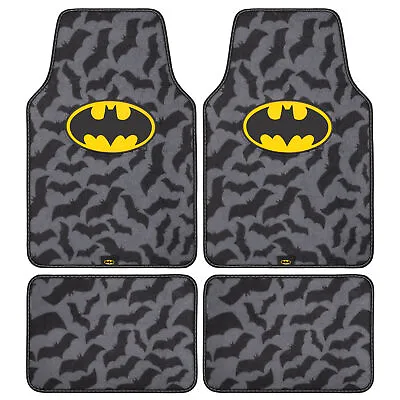 Batman DC Comics Carpeted Floor Mats For Car SUV Truck - Non Slip Unique Print • $34.99