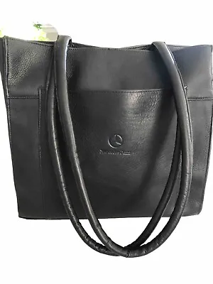 Mercedes-Benz Branded Colombian Leather Handbag Tote RARE Soft Leather • $79.99