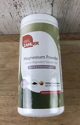 Zahler Magnesium Powder Raspberry-Lemon Flavor 8.5 Oz (240 G) • $12.99