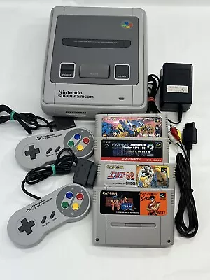 Nintendo Super Famicom Japanese Console With Games Bundle • $125