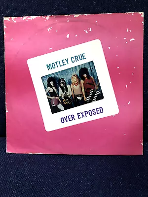 Motley Crue  - OVER EXPOSED - 1984 EXTREMELY RARE Bootleg LP  Box Top Records • $400