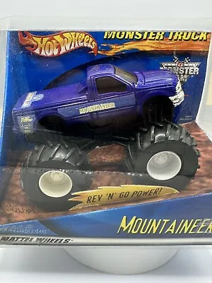 Hot Wheels Monster Jam Mountaineer Truck Rev & Go 2001 Friction Powered VTG New • $12.50