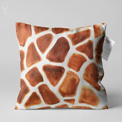 £19.33 • Buy Giraffe Cushion Cover With Brown & White Colours | Double Sided | Multi Sizes