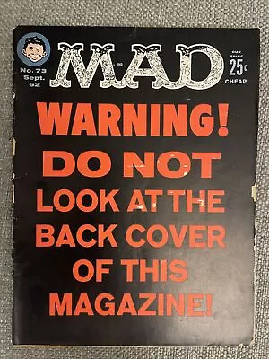 Mad Magazine #73 - September 1963  • $10