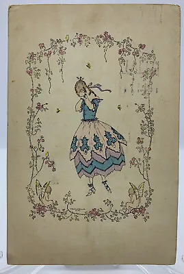 Rare C.1920 MELA KOEHLER Artist-Signed Postcard M. Munk Series Article On Back • $52.11