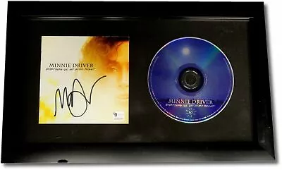 Minnie Driver Hand Signed Autographed Framed CD Cover Everything I Got W/ CD GA • £67.55