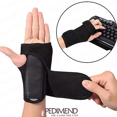 PEDIMEND Wrist Support Splint For Carpal Tunnel Tendonitis Sprains & Wrist Pain • £7.99