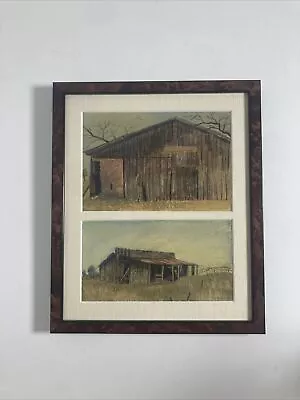 Two Miniature Vintage Original Oil Paintings 1980's Patagonia -Finely Framed • $75