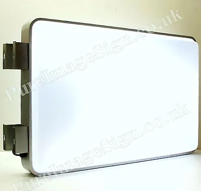 £259 • Buy LED 60x90cm Rectangular Outdoor Projecting Illuminated Sign Plain Light Box Sign