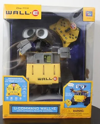 Original WALL-E U-COMMAND Programmable Robot IR Remote Talks Thinkway 60261 2008 • $382.46