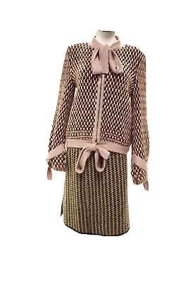 $190 • Buy Genuine Missoni Jacket Coat  Wool Light Purple Zip Knots 44 Us10  Gift Skirt