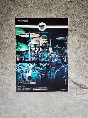 Dream Theater *Mike Portnoy* Sabian Promo Poster • $5.99