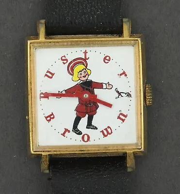 Vintage Buster Brown Advertising Shoes Wind-up Character Watch For Repair • $39.99