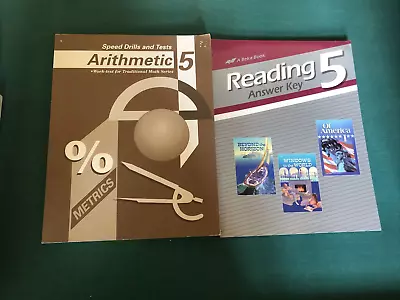 A Beka Arithmetic 5 Speed Drills & Tests Reading 5 Answer Key • $18.99