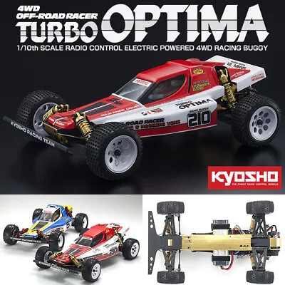 Kyosho 30619 1/10 Turbo Optima Gold 4WD Off-Road Racing Buggy Kit • $616.71