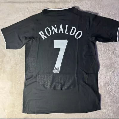 Cristiano Ronaldo #7 Manchester United 04-05 Away Black Short Sleeve Men’s Large • $45