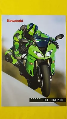 Kawasaki Ninja VN ER Z1000 Z750 ZZR1400 Versys KLX Motorcycle Brochure 2009 • £4.59