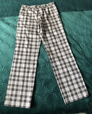 £10 • Buy Retro/Vintage Conwell 1950’s Trousers W32/L32 Plaid/Check Excellent Condition