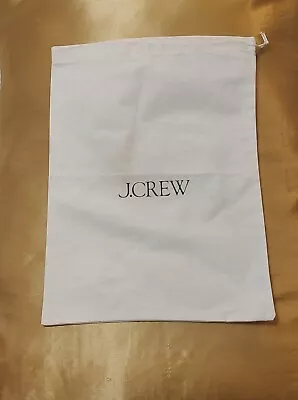 J. Crew Drawstring Dust Bag Cover Medium 14 X10  • $10