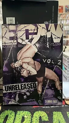 Ecw Unreleased Vol. 2 (3 Dvd Set 2013) Vg • $11.88