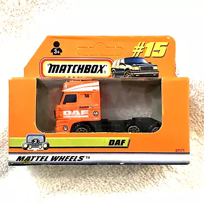 1998 Matchbox Superfast #15 Orange Daf Truck New In Box • $9.99