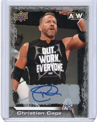 Christian Cage 2022 Upper Deck AEW Autograph Card #9 Auto • $35.99