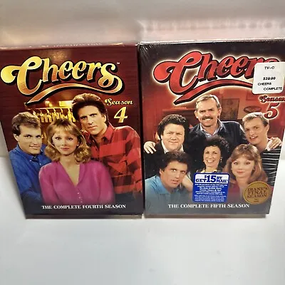 Cheers: Complete Seasons 4 & 5 DVD 8 Total Discs) ~ 2 TV Show Lot ~ Ted Danson • $15