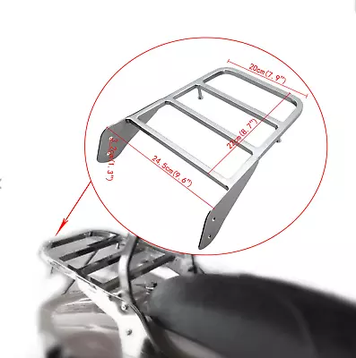 $48.98 • Buy Motorcycle Sissy Bar Luggage Rack For Yamaha VStar 400 650 1100 Classic V-Star