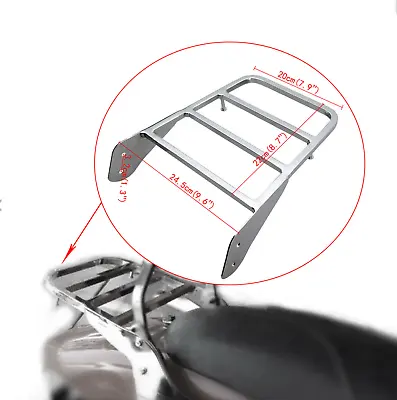 Motorcycle Sissy Bar Luggage Rack For Yamaha VStar 400 650 1100 Classic V-Star • $48.98