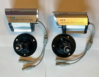 Q-See Model QD28414 Day And Night All Weather Color CCD Security Camera - 2 Pcs • $39.99