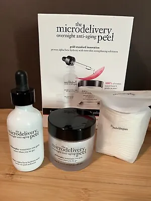 Philosophy Micro Delivery Overnight Peel Kit Facial Mask . Brand New In Box ! • $78