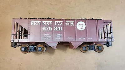 Bachmann G Scale Pennsylvania Coal Hopper #1749 W/Real Coal Load • $69.99