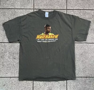 Vintage Half Baked Movie Dave Chappelle Promo Marijuana T-Shirt Weed Y2K 1990’s • $175